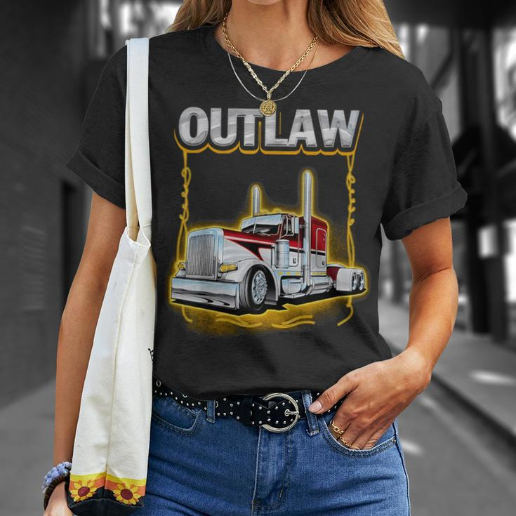 Outlaw Peterbilt Truck S T-Shirt Geschenke für Sie