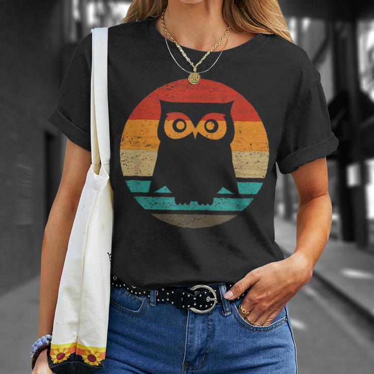 Owl Retro Styleintage T-Shirt Geschenke für Sie