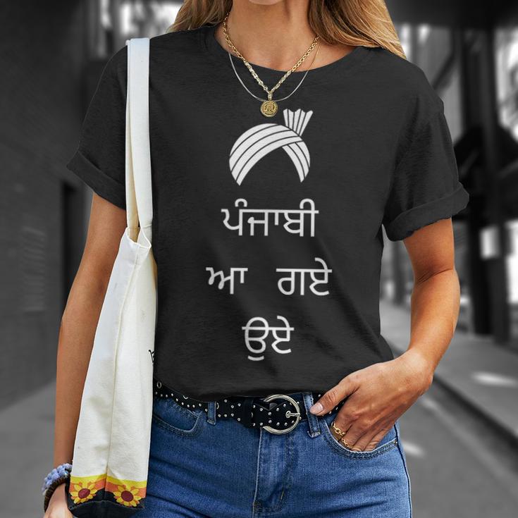 Panjabi Aa Gaye Oye On Panjabi Gurmukhi Dosanjh Diljit T-Shirt Geschenke für Sie