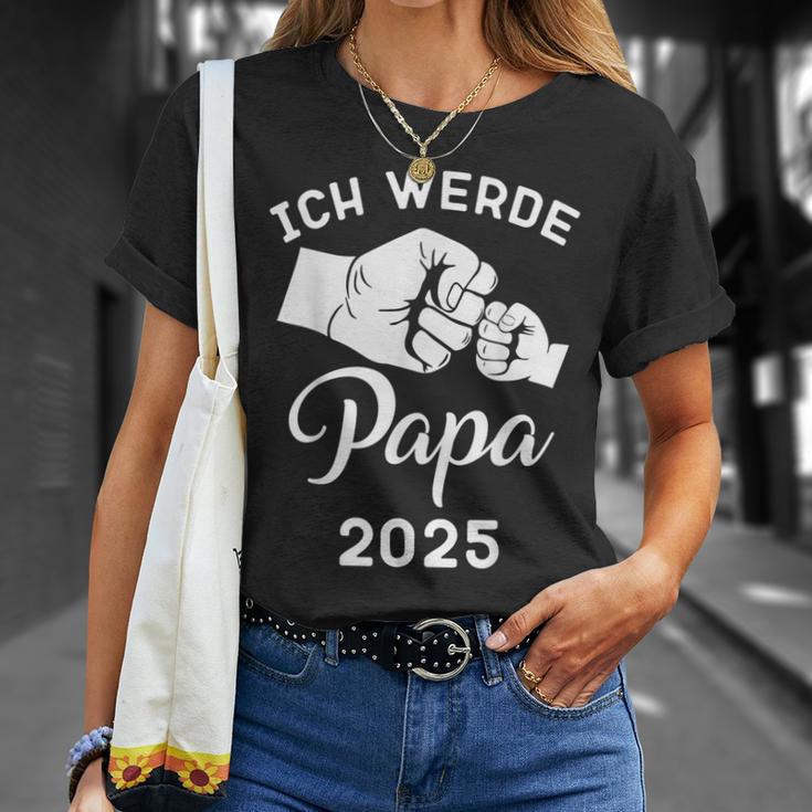 Papa 2025 Ich Werde Papa 2025Ater 2025 T-Shirt Geschenke für Sie