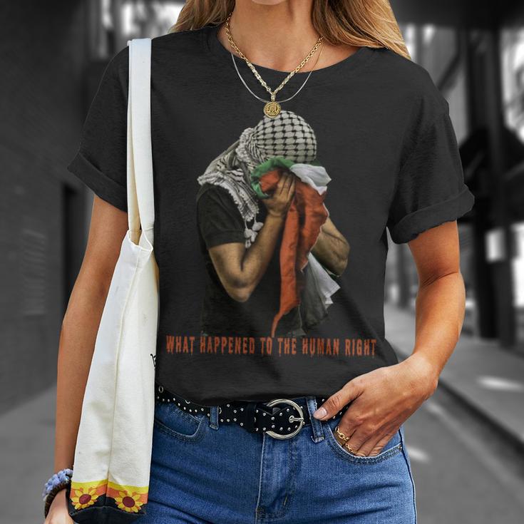 Was Passiert Mit Der Menschenrechte Pro Palestine Unterstützung Gratis T-Shirt Geschenke für Sie