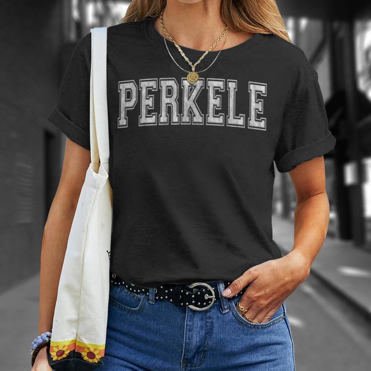 Perkele Finland Perkele Suomi T-Shirt Geschenke für Sie