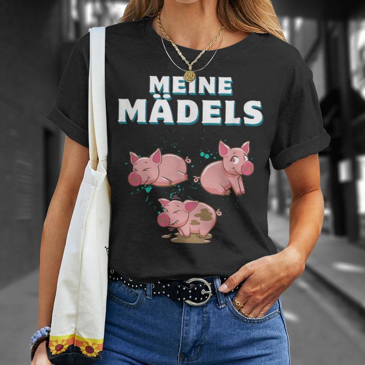 Pig Women's Pig Farmer's T-Shirt Geschenke für Sie