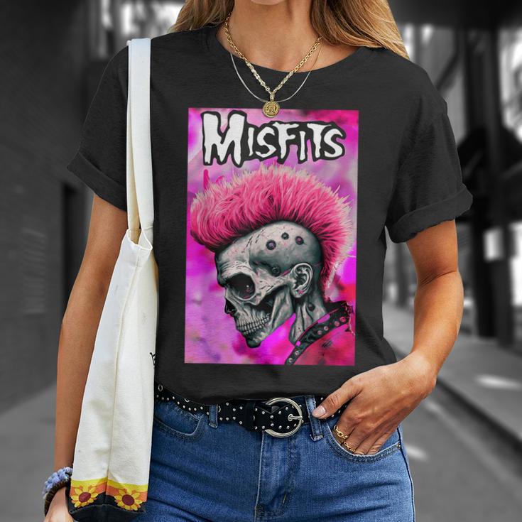 Pink Misfits Skull Fanart T-Shirt Geschenke für Sie