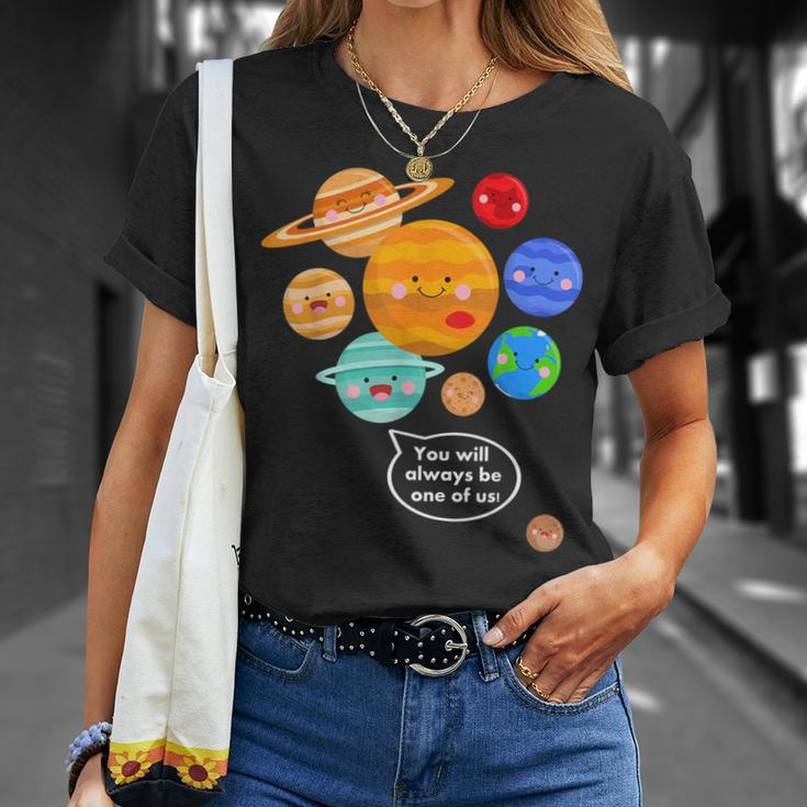 Pluto Planet Cartoon Planets Never Forget Pluto S T-Shirt Geschenke für Sie