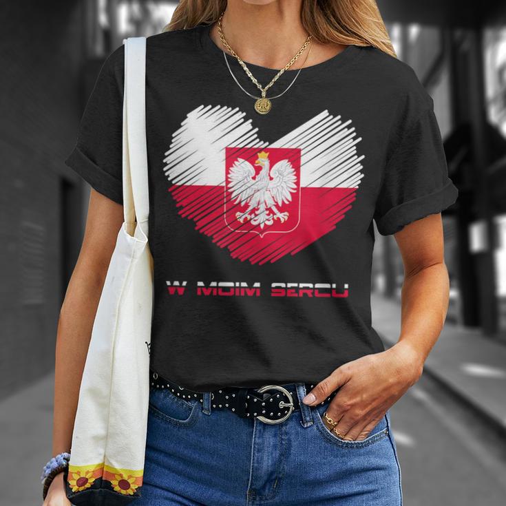 Poland In My Heart Polska T-Shirt Geschenke für Sie