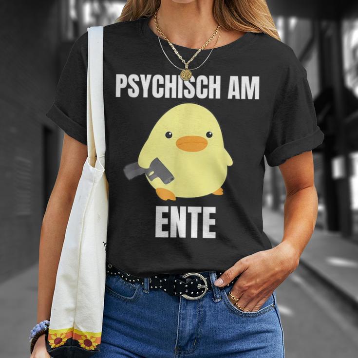 Psychisch Am Ente T-Shirt Geschenke für Sie