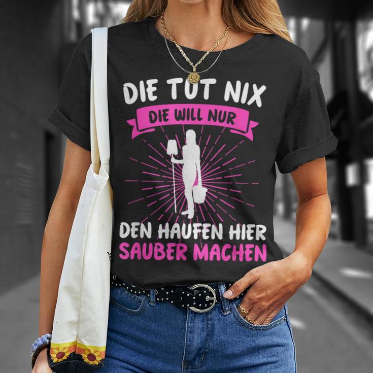 Putzkraft Putzkraft Putzfrau T-Shirt Geschenke für Sie