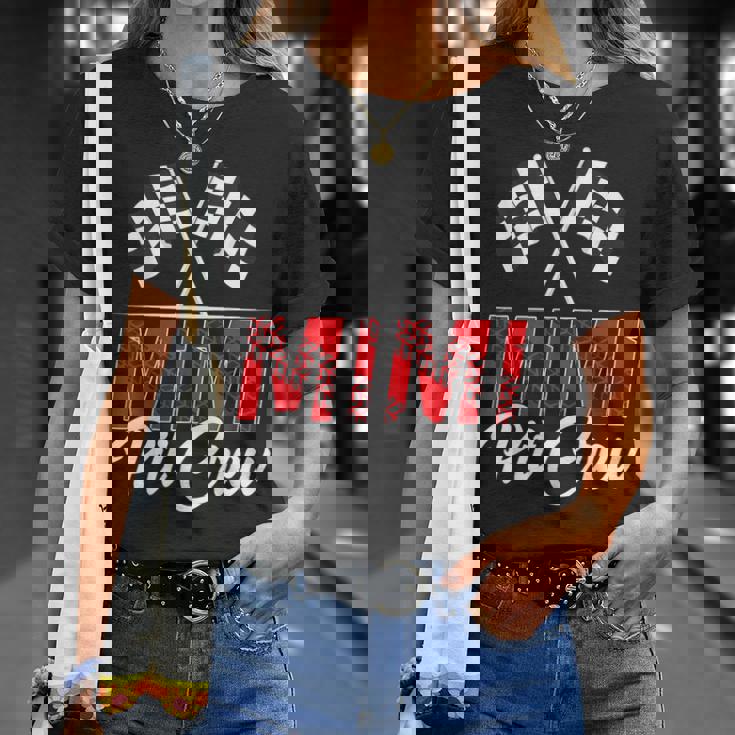 Race Car Birthday Party Racing Family Mimi Pit Crew T-Shirt Gifts for Her