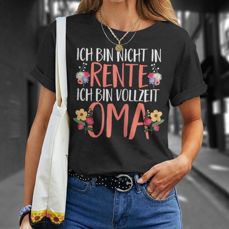 Retirement Rente Ich Binollzeit Oma T-Shirt Geschenke für Sie