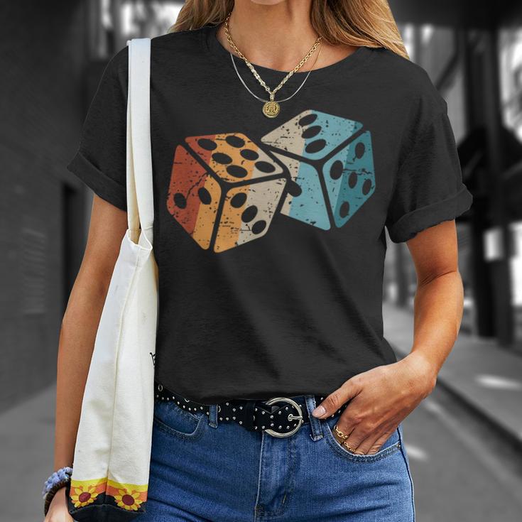 Retro Dice Gameintage Dice T-Shirt Geschenke für Sie