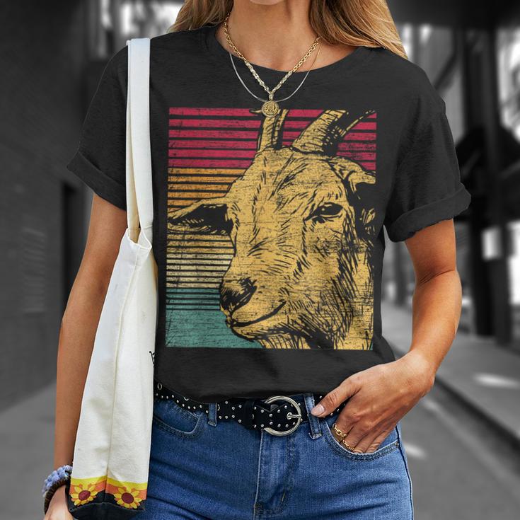 Retro Goat T-Shirt Geschenke für Sie