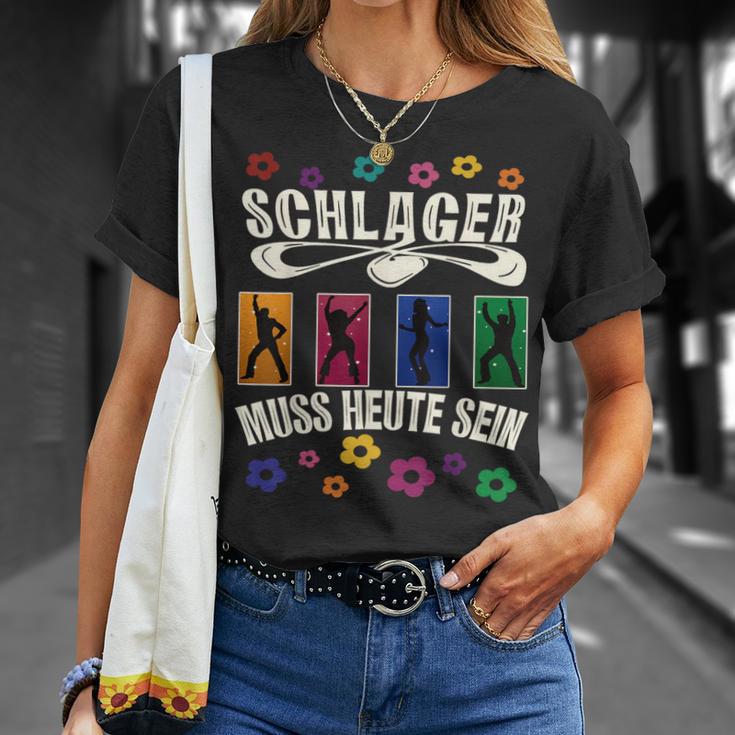 Retro Schlager Costume Outfit For Schlager Party T-Shirt Geschenke für Sie