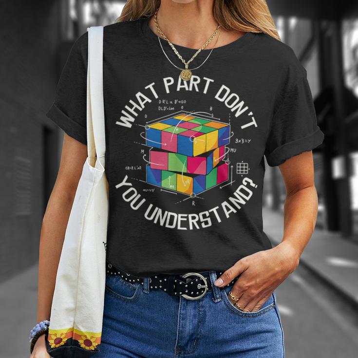 Rubik's Cube Solution Nerd Genie T-Shirt Geschenke für Sie