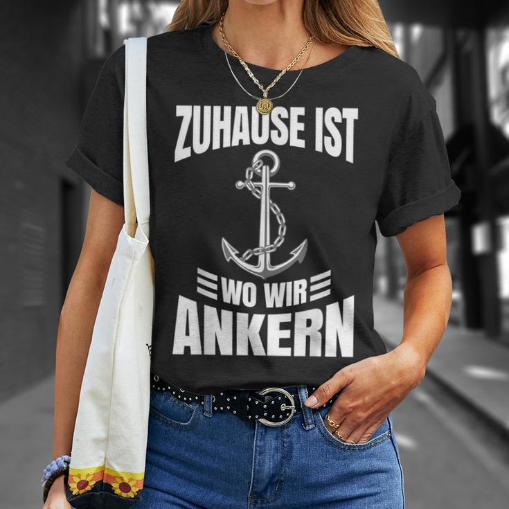 Sailing For Sailors Sailing Ship Skipper Boat Sailor T-Shirt Geschenke für Sie