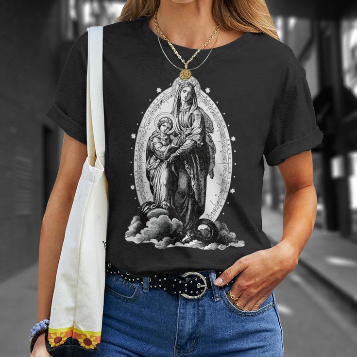Sancta Mariaictoriaierge Marie Catholique T-Shirt Cadeaux pour elle