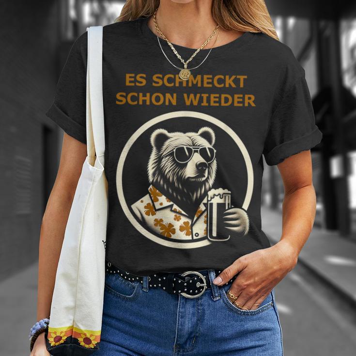 Saufen Bär Es Schmeckt Schon Wieder Wieder T-Shirt Geschenke für Sie