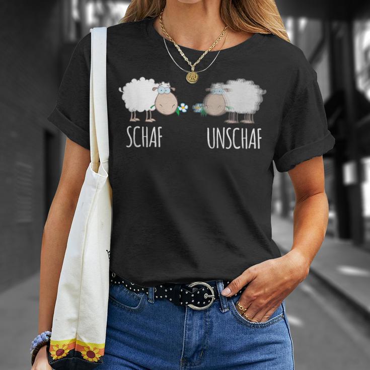 Schaf Unschaf T-Shirt Geschenke für Sie