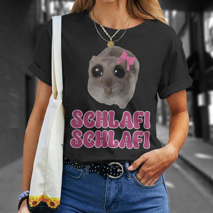 Schlafi Schlafi Sad Hamster Sad Hamster Hamstie T-Shirt Geschenke für Sie