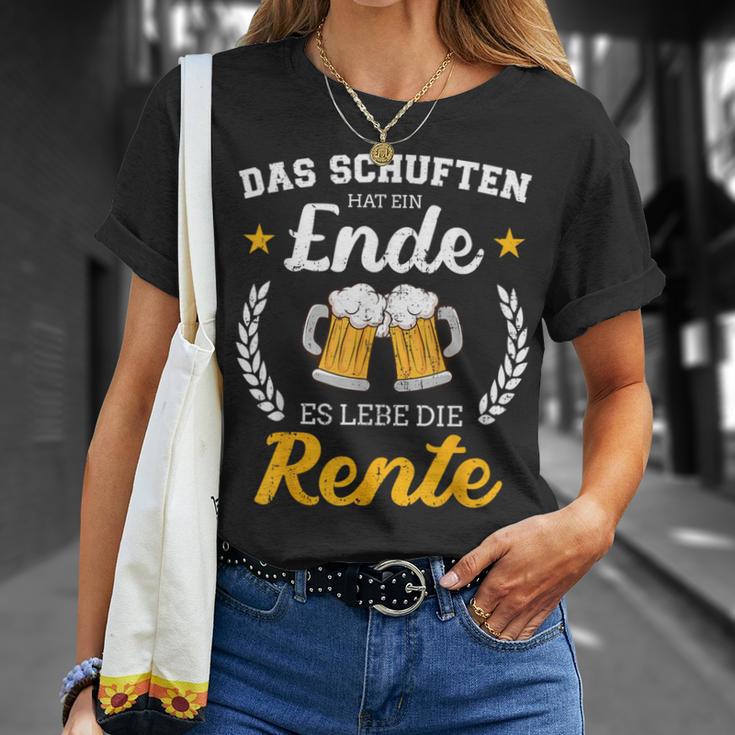 Schuften Hat Eine Ende Es Lebe Rente Für Rentner Ruhestand T-Shirt Geschenke für Sie