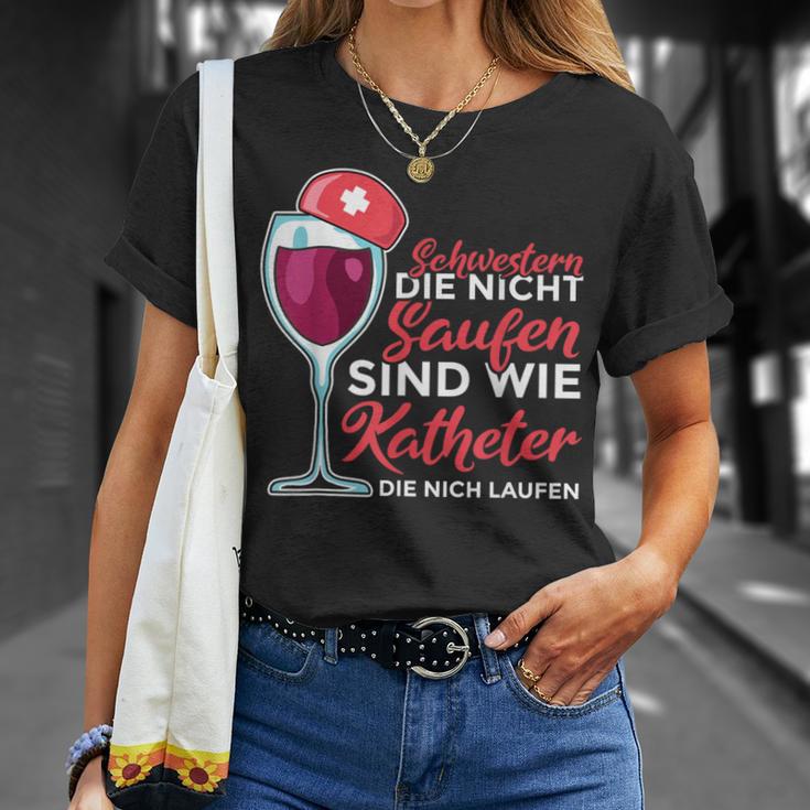 Schwestern Die Nicht Saufen Nurse T-Shirt Geschenke für Sie