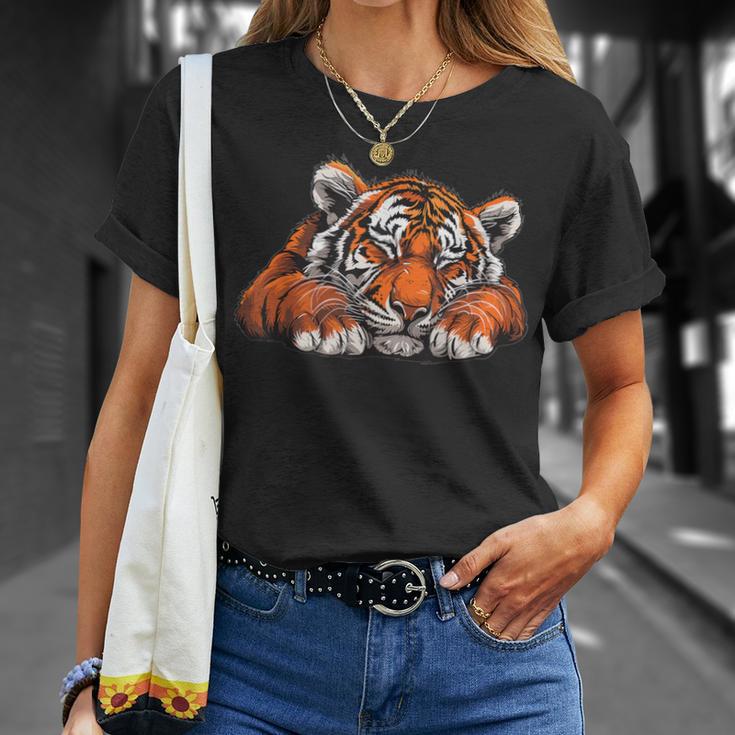 Sleeping Tiger I Tiger Children's T-Shirt Geschenke für Sie