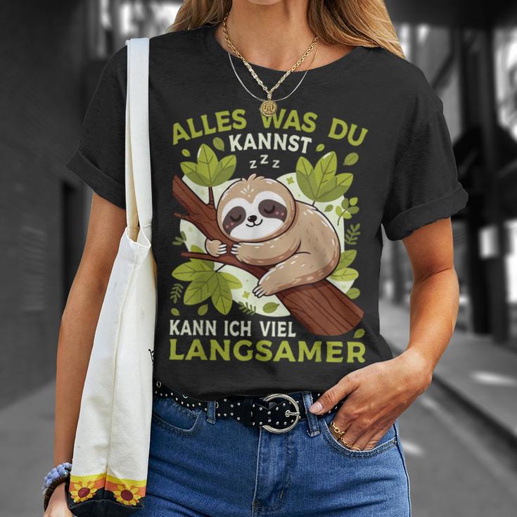 Sloth Sleep Alles Was Du Kannst Sloth T-Shirt Geschenke für Sie