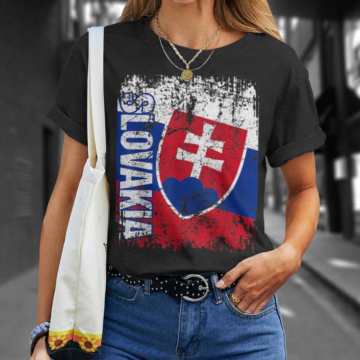 Slowakei Flag Women's Children's T-Shirt Geschenke für Sie