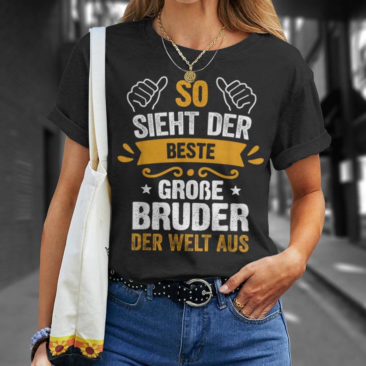 So Sieht Der Beste Große Bruder Der Welt German T-Shirt Geschenke für Sie