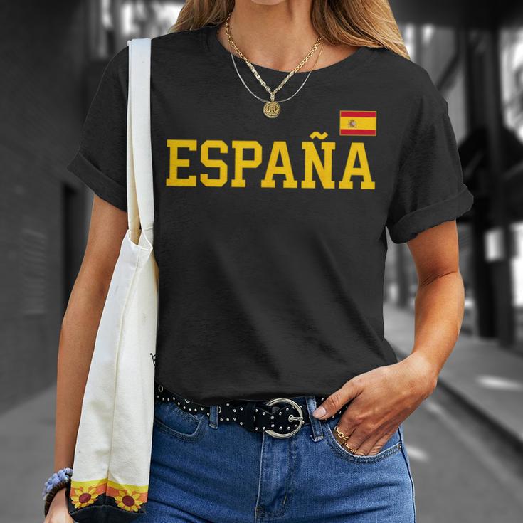 Spain For Children Spanish Flag Red España Blue T-Shirt Geschenke für Sie