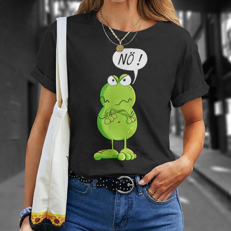 Statement Frog Nö Fun T-Shirt Geschenke für Sie