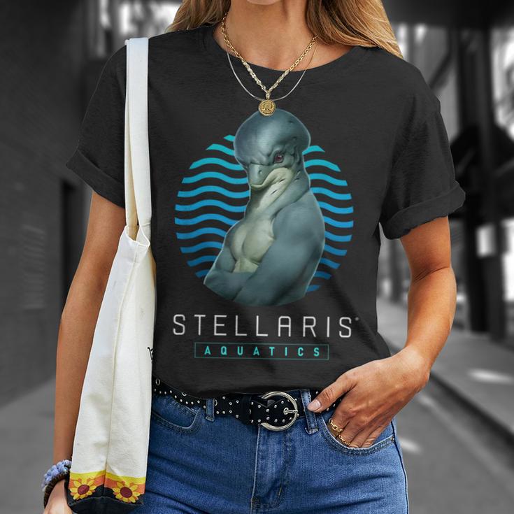 Stellaris Dolph Sci-Fi Strategy Game Dolphin T-Shirt Geschenke für Sie