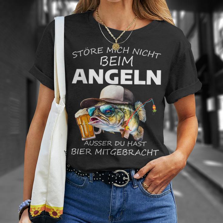 Störe Mich Nicht Beim Angel Ausser Du Hast Bier Mitgebrat T-Shirt Geschenke für Sie