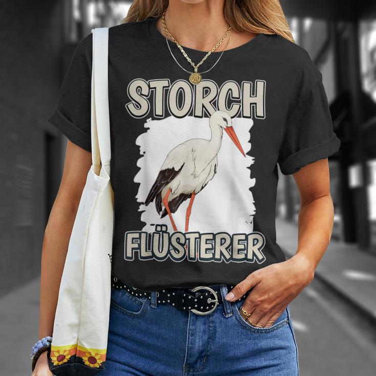 Stork Whisperer Storchflüsterer Sachenogel Stork T-Shirt Geschenke für Sie