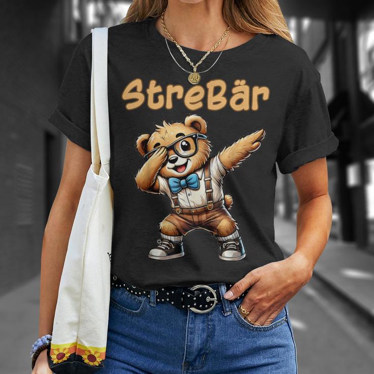 Streber Geschenk Lustiges Bär Geschenk Für Besserwisser T-Shirt Geschenke für Sie