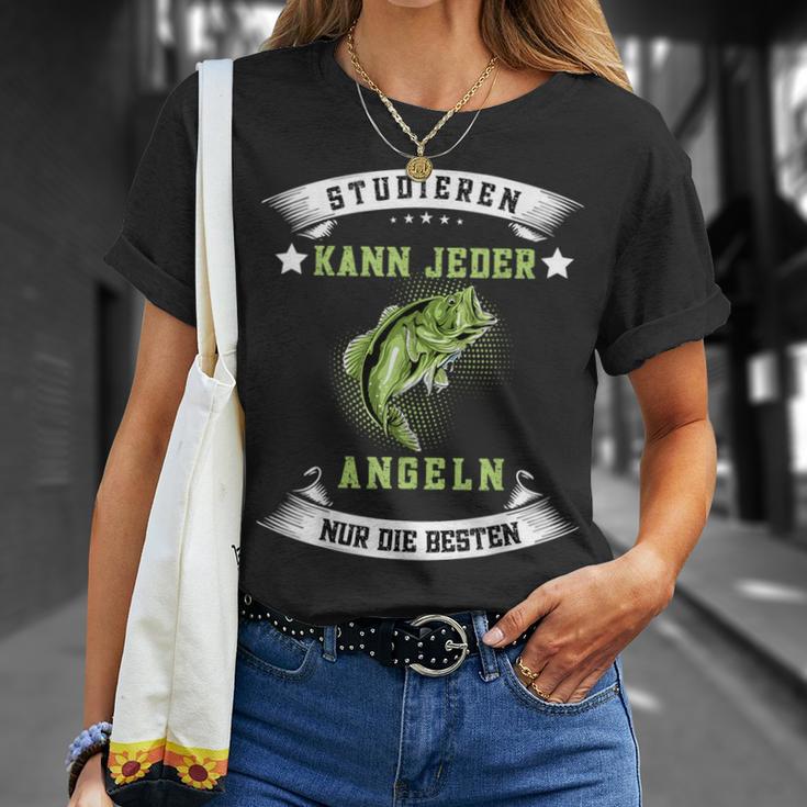 Studierenkann Jeder Angel Nur Die Besten Angler T-Shirt Geschenke für Sie