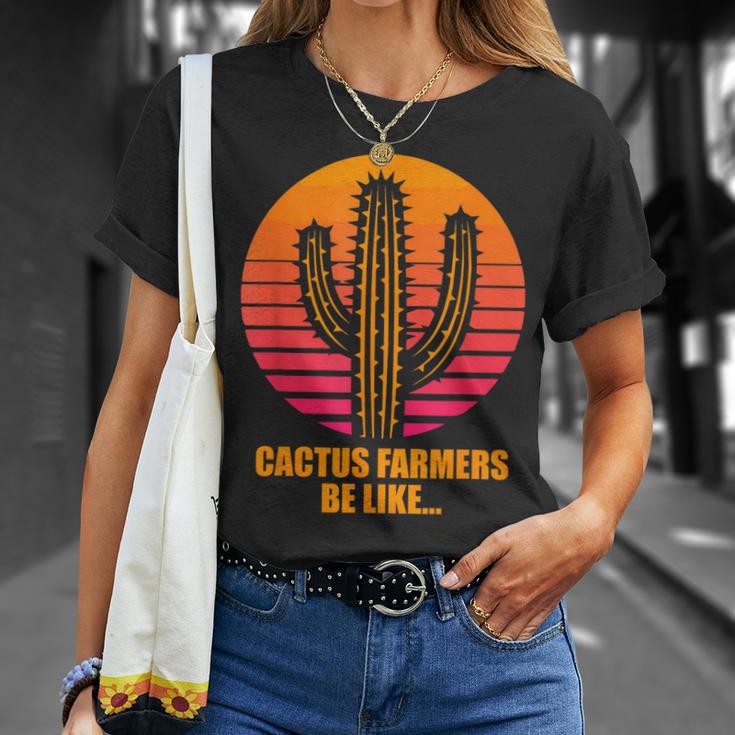 Suculentas Jardin Jardinero Flora Desierto Cactus Camiseta unisex Regalos para ella