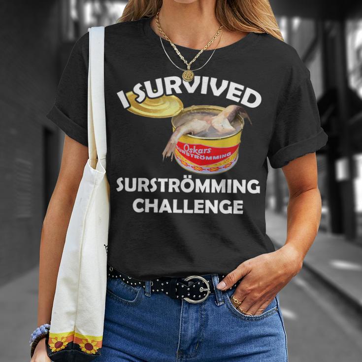 Surströmming I Survived Surströmming Challenge T-Shirt Geschenke für Sie