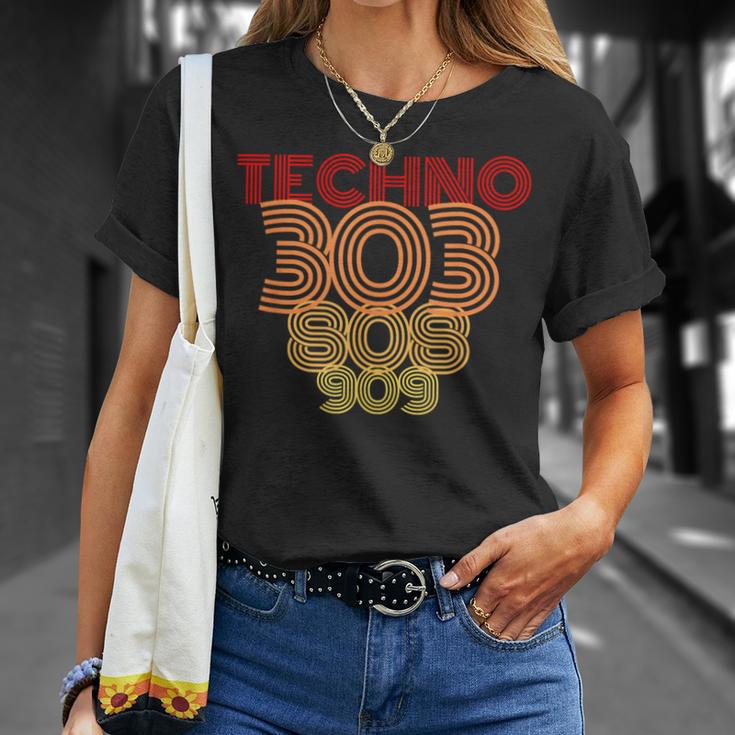 Synthesizer Techno 303 808 909Analogue Fans T-Shirt Geschenke für Sie