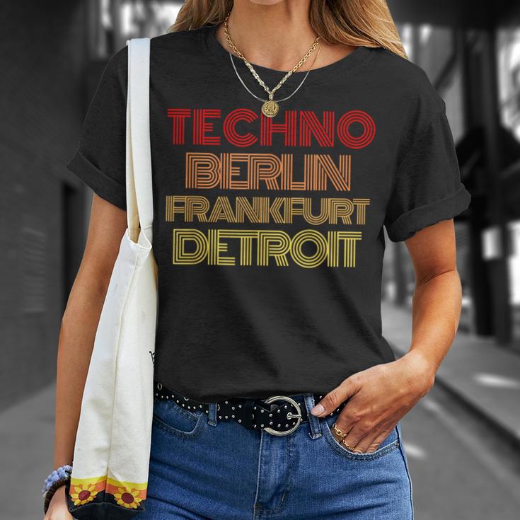 Synthesizer Techno Berlin Frankfurt Detroit Analog T-Shirt Geschenke für Sie