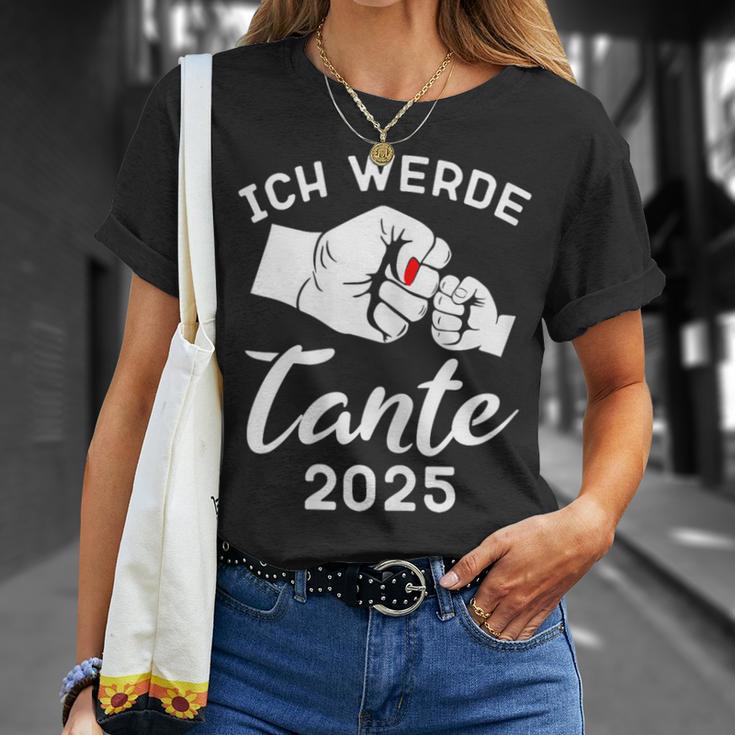 Tante 2025 Ich Werde Tante 2025 T-Shirt Geschenke für Sie