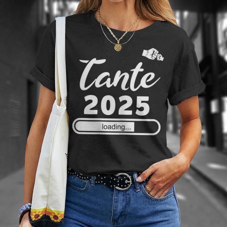 Tante 2025 Loading Ich Werde Tantetante 2025 T-Shirt Geschenke für Sie