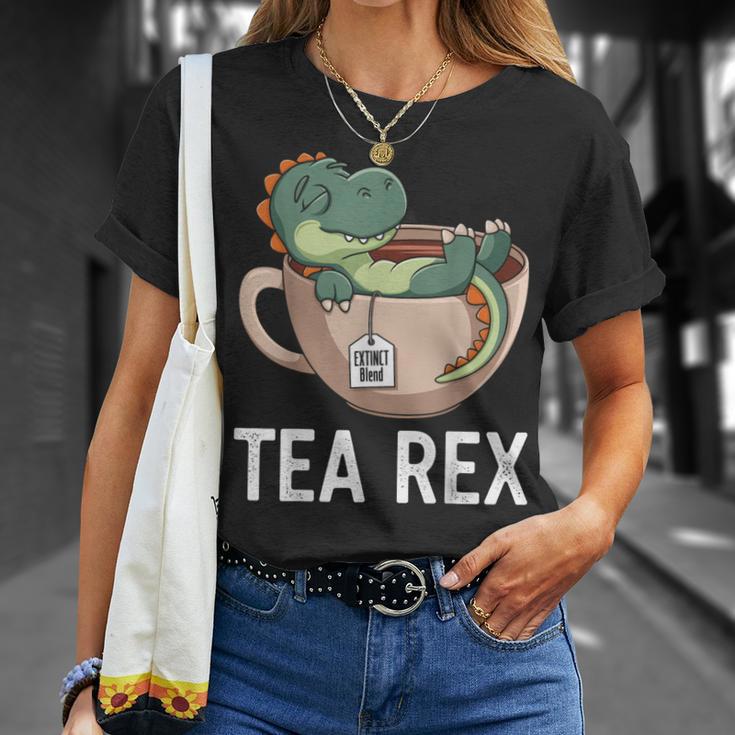 Tea Rex T-Rex Dinosaur Tyrannosaurus T-Shirt Geschenke für Sie