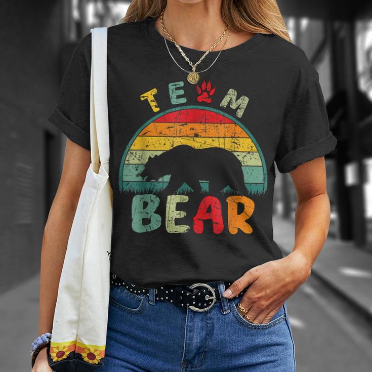 Team Bear Ich Wählle Den Bären T-Shirt Geschenke für Sie