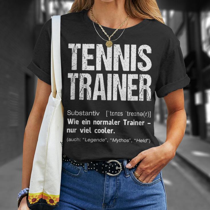 Tennis Trainer Tennis Trainer T-Shirt Geschenke für Sie