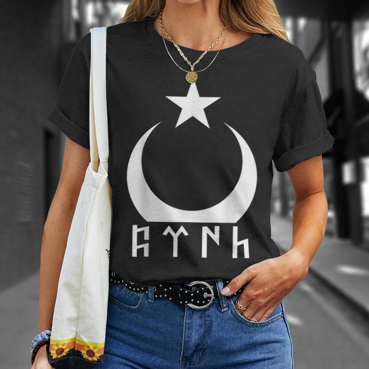 Turkey Kök-Türken Turkish Flag Göktürk Kök Turk T-Shirt Geschenke für Sie