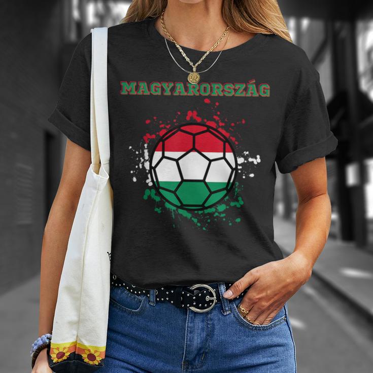 Ungarn Fußball Ungarische Flagge Fan Trikot T-Shirt Geschenke für Sie