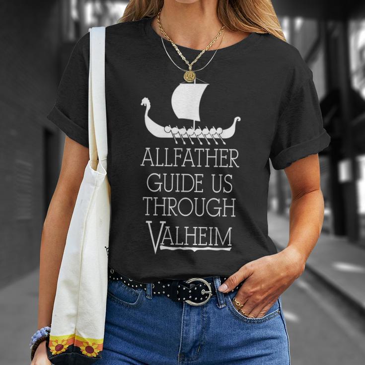 Valheim Allfather Führre Uns Durchalheim T-Shirt Geschenke für Sie