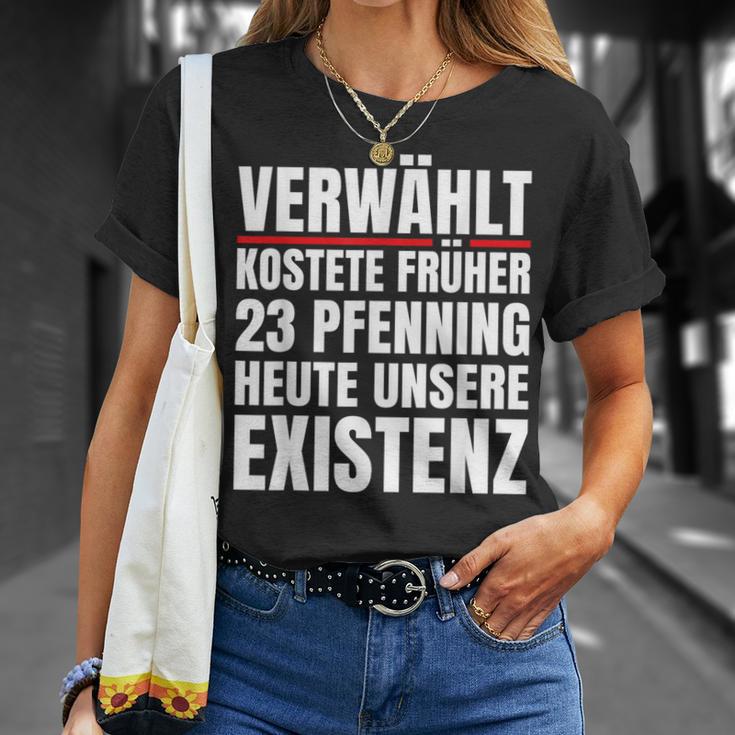 Verwählt Kostete Früher Heute Unsere Existenz Anti Ampel German T-Shirt Geschenke für Sie