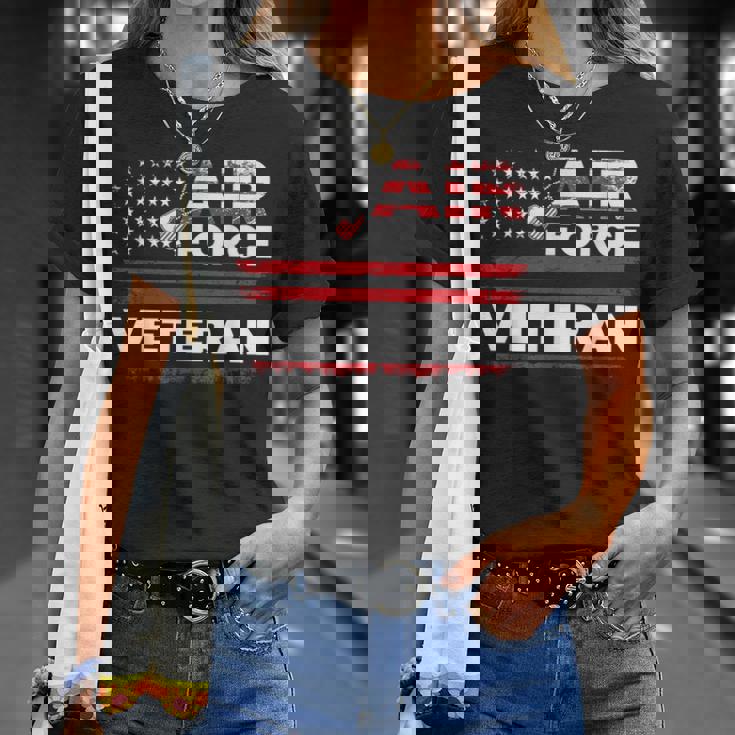 Veteran Of The United States Air Force Us Air Force T-Shirt Gifts for Her